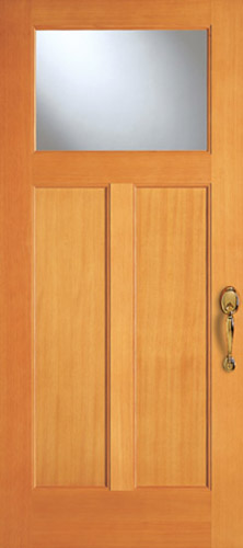 6801 Craftsman Two Panel – One Lite - Sound View Window and Door